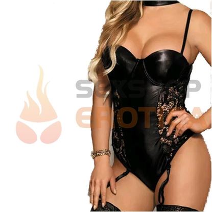 Body XL Taza Soft Ecocuero y Encaje